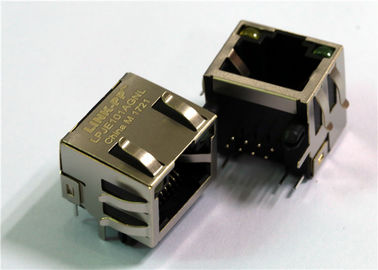 8p8c RJ45 , RT-TGLED Single Port  CONN MOD JACK  Ethernet Connector SHIELDED
