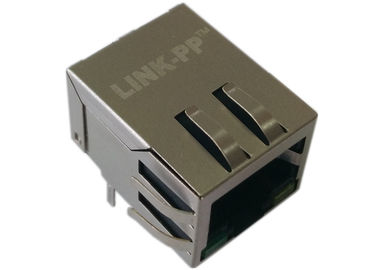 Зеленое СИД Rj45 LPJ0012GFNL определяет локальные сети 10/100Mbps штепсельной вилки порта модульные