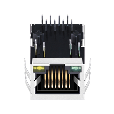 СИД Rj45 LPJ0012A73NL резистора определяет разъемы локальных сетей порта быстрые