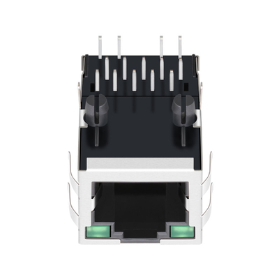 Плата Джек RJ45 1000BASE-T 1X1 Magnetics 0875-1G1T-D8 вверх по СИД G/G