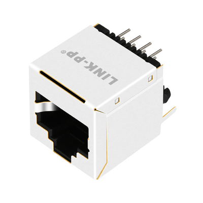Соединители 8P8C вертикальных локальных сетей SS-90000-013 RJ45 1x1 Джек модульные