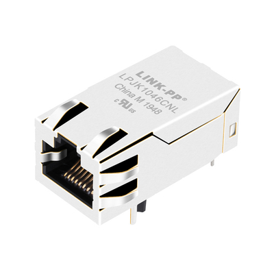1840797-1 плата Джек 1000BASE-T Magnetics PoE гигабита RJ45 вверх без СИД