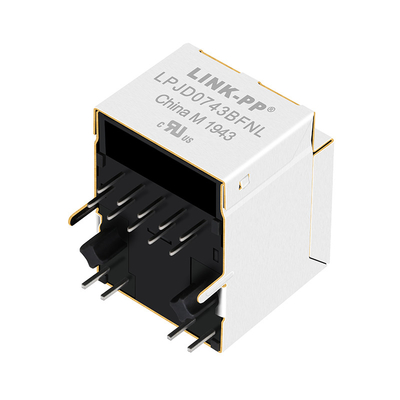 Основание-T 1000 HFJV1-1G41-L11RL RJ45 вертикальный Джек с Magnetics LPJD0743BFNL