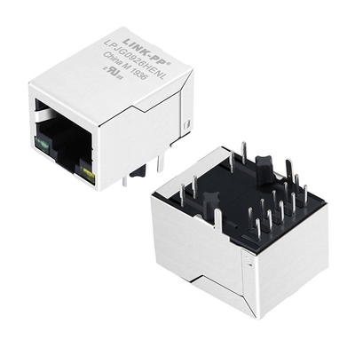 2337992-8 1000 Base-T Single Port POE RJ45 Ethernet Jack Tab Down (Объемный выключатель)