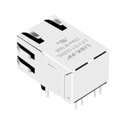 1х1 Таб-Уп Пулс Джек RJ45 светодиодный соединитель AutoMDIX 100 База TX