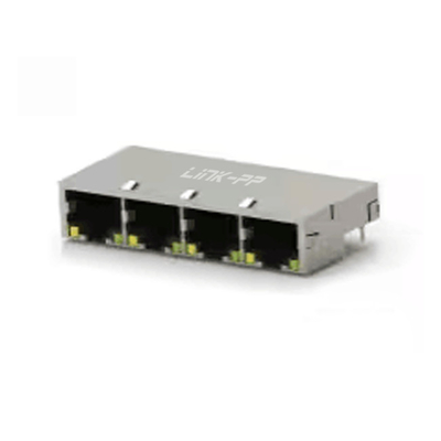 Защищенный 1х4 низкопрофильный RJ45 соединитель 1888251-1 1888251-2 1888251-5