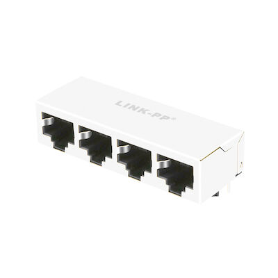 XFATM2-C4-4 10/100 инвентарь LPJF46287CNL-2 соединителя локальных сетей RJ45 порта основания-T 1x4