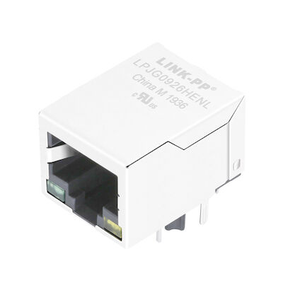 1x1 порт 1000 Мбит/с POE+ RJ45 Модуль фильтрового соединителя LPJG0926HENL