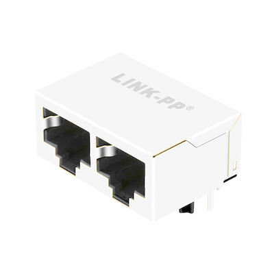 5406566-1 10/100 портов основания-T 1x2 без соединителей LPJEF102DNL Magnetics RJ45 модульного Джек