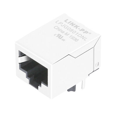 48F-01NW2NL RJ45 с конвертером средств Magnetics LPJG0801DNL гигабита автономным