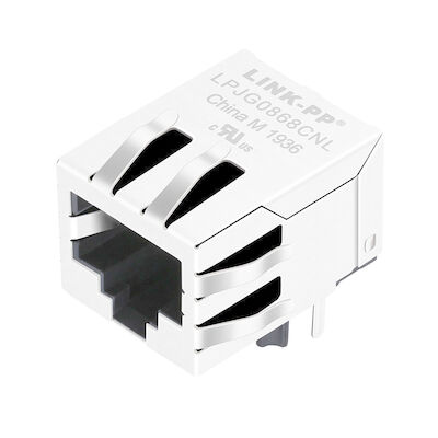 5-6605433-8 конденсатор RJ45 модульного Jack Decouping с СИД LPJG0806GENL