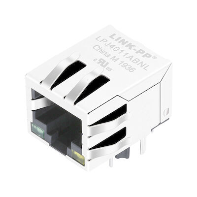 LPJ4011ABNL пересекают MIC24013-5104T-LF3 10/100Mbps Rj45 с СИД 74990112121