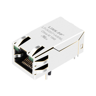 Основание-T 1x1 RJ45 гигабита 100/1000 JK0-0187NL PulseJack интегрировало разъем