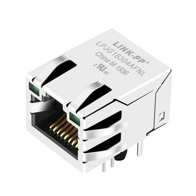 5-6605809-7 Rj45 разъём-розетка Pinout защищаемое с средствами СИД обшивает панелями ПК
