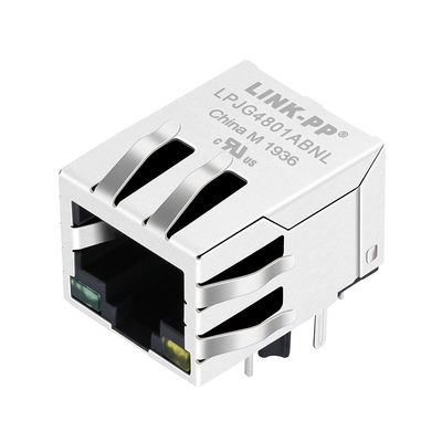 СИД 1500Vmrs RJ45 модульный Jack, XFGIG8M-CAGY1-4MS с трансформатором 1000M