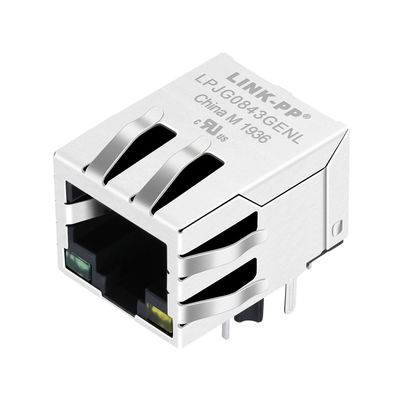 Тип переключатель сети разъема локальных сетей Rj45 гигабита HFJ11-1G41E-L12RL