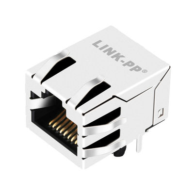 Lan 100M Rj45 соединителя держателя Pcb креста MJFR0429 LPJ16801CNL одиночный гаван поднимает интерфейс домкратом