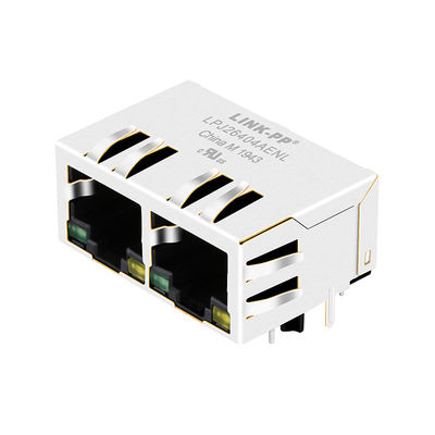 Pin порта 8 JXD0-2005NL 1x2 привел соединитель Multi гаван магнитное Rj45 Джек LPJ26404AENL