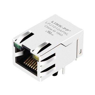 J1012F21R 10/100BT RJ45 с интегрированным соединителем защищаемым Magnetics LPJ1012APNL