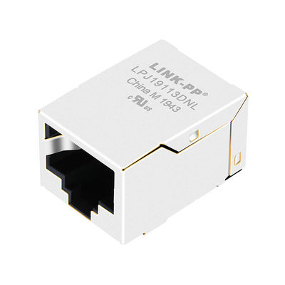 Соединитель сети порта SMT RJ45 Джек J0C-0003NLT 1x1 магнитный без приведенный
