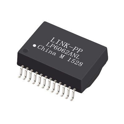 Заголовок трансформаторов 1CT SMD 1500Vrms локальных сетей Lan гигабита POE+ HF VP6014RZ магнитный открытый