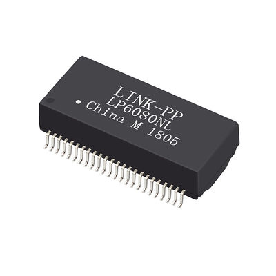 Трансформатор LP6080NL гигабита магнитный POE+ AGSC-48111S SMD