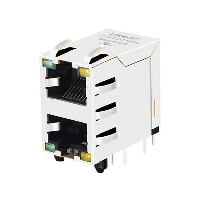 XRJD-S-21-8-8-4 штабелировало RJ45 2x1 без соединителя LPJE106XAHNL сети трансформатора