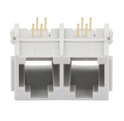 Соединитель порта Rj11 Джек E5362-00A512-L 1x2 без интегрированного Magnetics