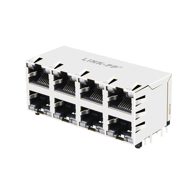 Порт Rj45 Multi гаван Джек основания-T 2x4 JX20-0206NL 10/100 защищал без приведенный