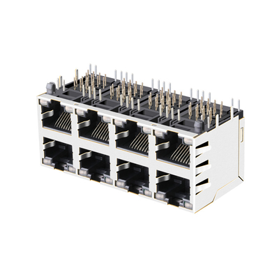 Соединитель 1000 порта Rj45 основания-T 2x4 JX0B-3051NL Multi гаван с Зелен-желтым СИД