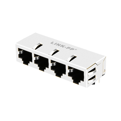 1x4 основание-T RJ45 магнитный Джек 13P8C порта JT8-4000HL 10G без СИД