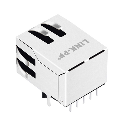 Порт Rj45 Джек основания-T 1x1 JV006I21NLT 10/100 без платы приведенной вниз защищаемой с Magnetics