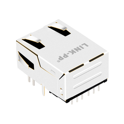 2250337-1 10G плата основания-T 1 гаван вниз с низкопрофильного RJ45 Джек с СИД GY/G