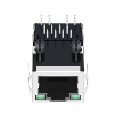 Плата основания-T 1 SI-80024-F 100 гаван ВВЕРХ ПО RJ45 женскому Джек с зеленым цветом/зеленым СИД