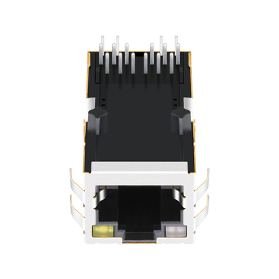 Основание-T 1000 порта 0826-1X1T-M1-F POE RJ45 MagJack 1x1 нашивает вверх с OG/Y привело RoHS