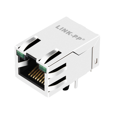 0875-1G1T-P2 одиночное гаван 10/100BASE-T модульные поднимают плату домкратом PIN rj45 6 вверх по приведенным зеленому цвету/зеленому цвету