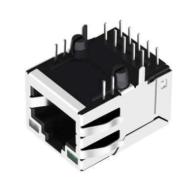 Плата ВХОДА RJ45 Magjack порта 1000BASE-T J0G-0210NL 1X1 БОРТОВАЯ вверх по 12PIN G/OG привела