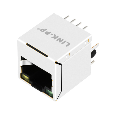 Соединитель RJ45 8P8C ВХОДА ВЕРХНЕЙ ЧАСТИ JXD2-0Z10NL 100BASE-T ВЕРТИКАЛЬНЫЙ с СИД