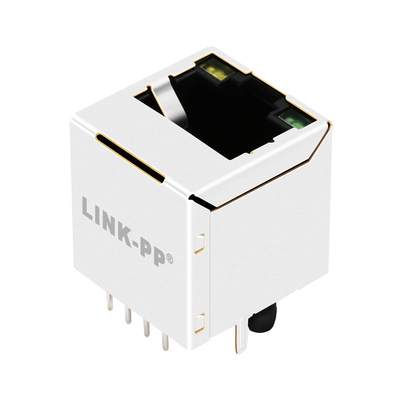 Порт ВЕРТИКАЛЬНОЕ RJ45 MagJack YELLOW/GREEN JXD2-0Z15NL 1000BASE-T одиночный привел