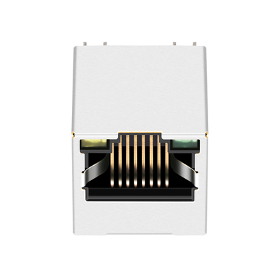 ВХОД вертикального соединителя RJ45 ПОРТА 1000BASE-T JXD2-0Z25NL 1X1 ВЕРХНИЙ с приведенный