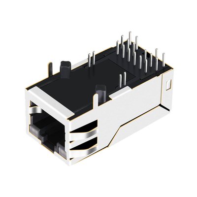 Плата порта RJ45 MagJack 16pin 56F-1801DDD2NL 2.5G BASE-T POE+ 1X1 ВВЕРХ с СИД