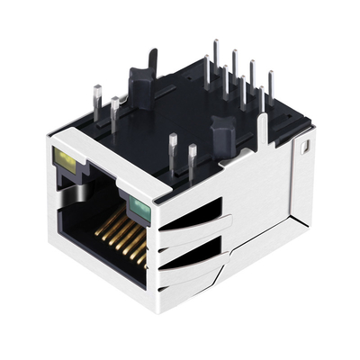 Плата Джек Magnetics RJ45 ARJM11A3-009-AB-ER2 100 BASE-T одиночная гаван вниз с приведенным G/Y
