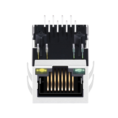 Плата соединителя RJ45 ARJM11A1-009-AB-EW2 100 BASE-T 8P8C одиночная гаван магнитная вниз