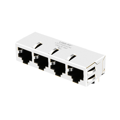 J8064E64NL без платы основания-T локальных сетей RJ45 Джек 100 порта СИД 1x4 вниз с LPJF46204CNL